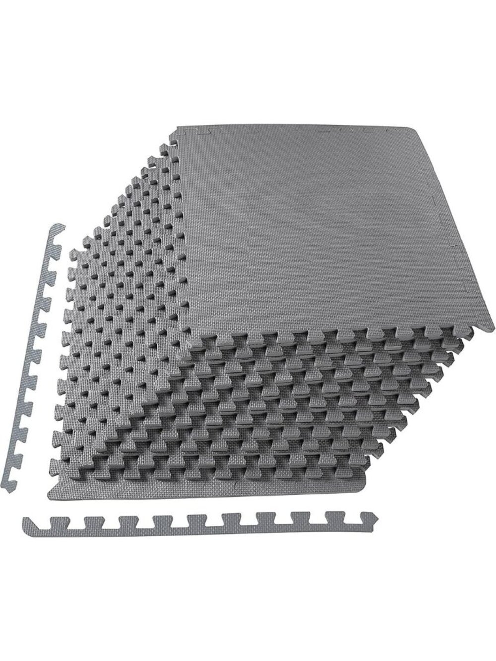 Thick Interlocking Foam Exercise Mat - 1/2" Puzzle Fitness Flooring for Home Gym